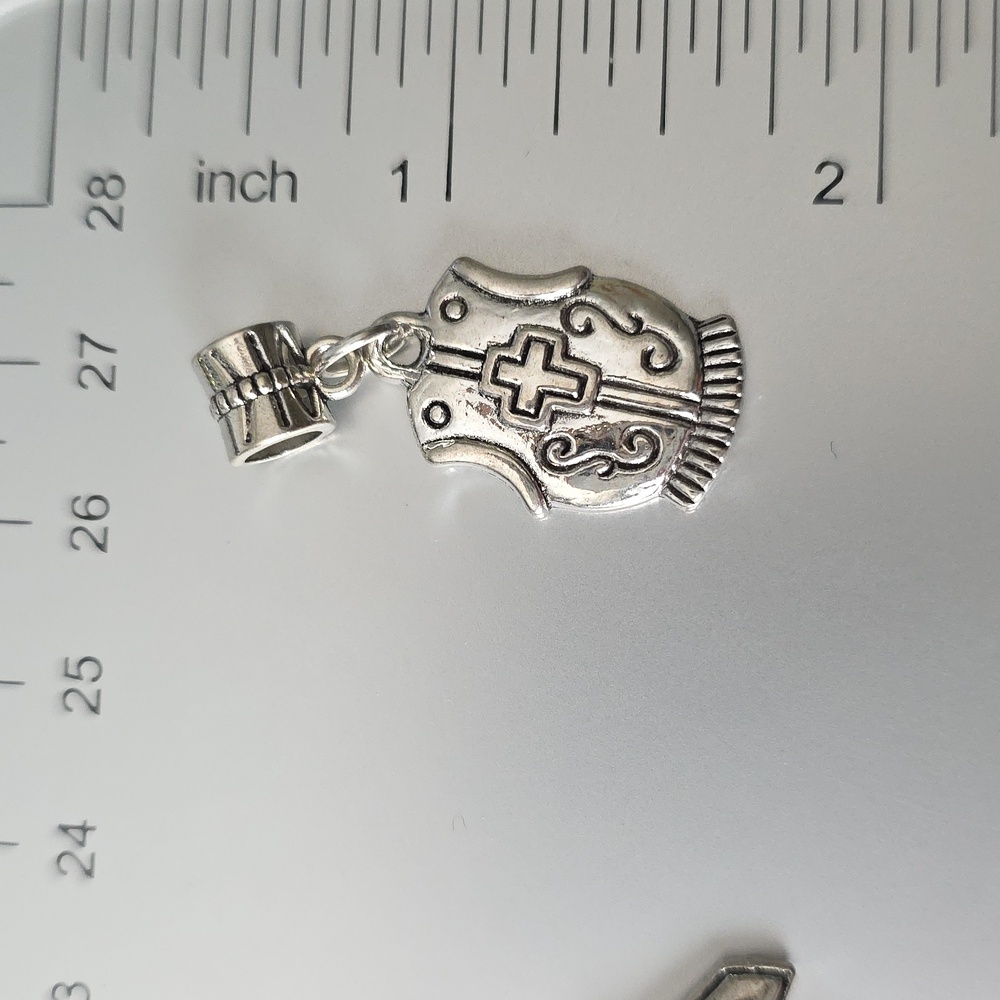 Armor Of GOD CHARMS ZINC ALLOY PANDORA COMPATABLE - Picture 10 of 15